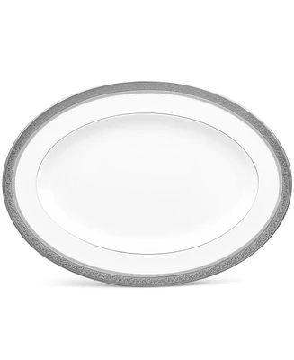 Noritake Summit Platinum Oval Platter, 14"