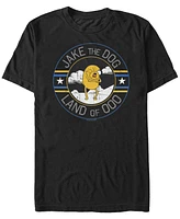 Fifth Sun Men's Adventure Time Jake The Dog Land of Ooo Short Sleeve T- shirt