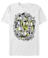 Fifth Sun Men's Ain'T Afraid Collage Slim Drip Poster Short Sleeve T- shirt