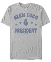 Fifth Sun Men's Glen Coco 4 President Text Short Sleeve T- shirt