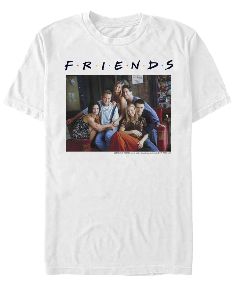Fifth Sun Friends Men's Couch Group Portrait Short Sleeve T-Shirt