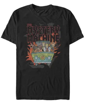 Fifth Sun Scooby-Doo Men's Metal Mystery Machine Short Sleeve T-Shirt