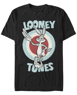 Fifth Sun Looney Tunes Men's Bugs Bunny Target Short Sleeve T-Shirt