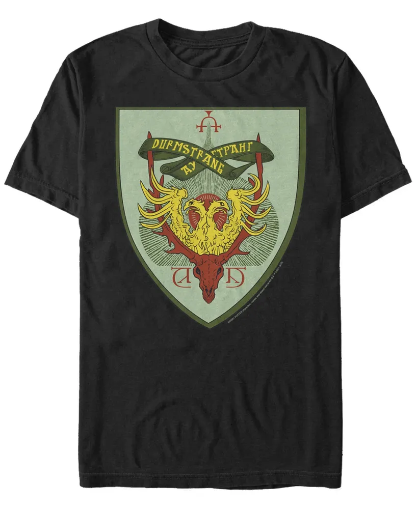 Fifth Sun Harry Potter Men's Durmstrang Crest Short Sleeve T-Shirt