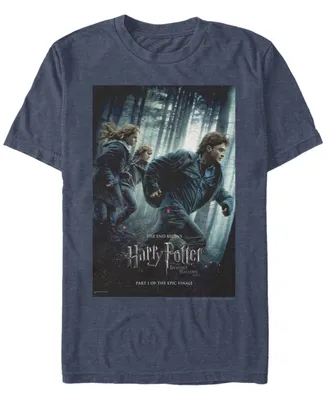 Fifth Sun Harry Potter Men's Deathly Hallows Part One Poster Short Sleeve T-Shirt