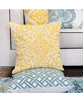 Homey Cozy Victoria Cotton Decorative Pillow, 20" x
