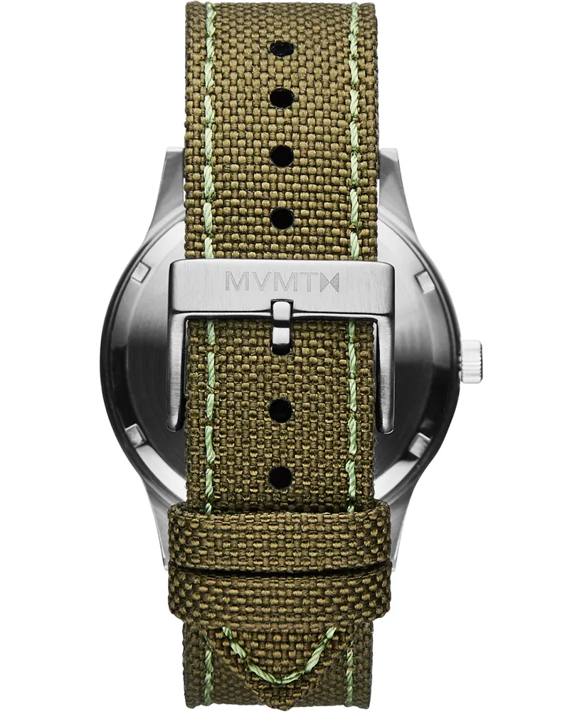 Mvmt Men's Field Olive Nylon Strap Watch 41mm