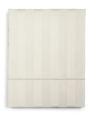 Charter Club 1.5" Stripe 550 Thread Count 100% Cotton Flat Sheet, Twin, Exclusively at Macy's