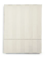 Charter Club 1.5" Stripe 550 Thread Count 100% Cotton Flat Sheet, Twin, Exclusively at Macy's