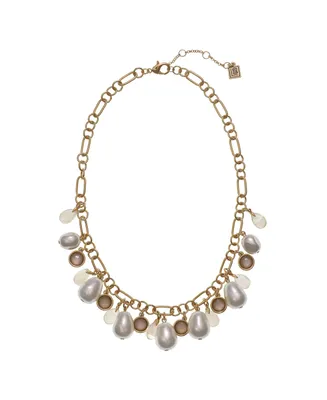 Laundry by Shelli Segal Shakey Pearl Necklace