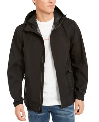 Hawke & Co. Men's All-Season Lightweight Stretch Hooded Rain Jacket