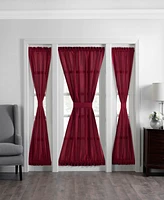Colette Faux Silk 28" x 72" Sidelight Door Window Panel