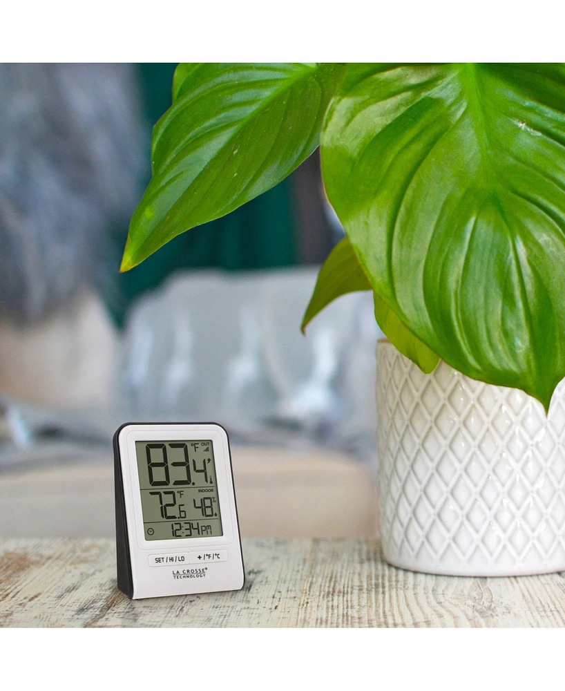 La Crosse Technology 308-1409WT Wireless Temperature Station with Time