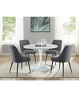 Closeout! Colfax 5-Pc. Dining Set, (Round Table & 4 Side Chairs)