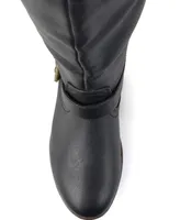 Journee Collection Women's Spokane Wide Calf Knee High Riding Boots