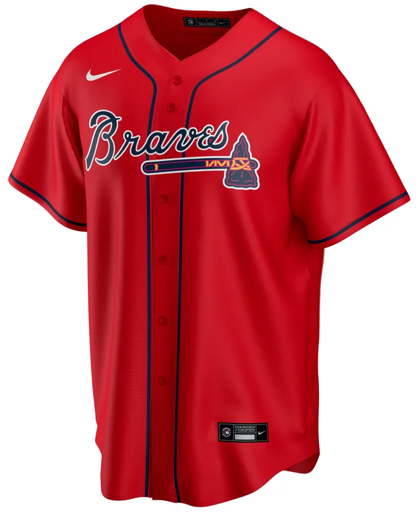 Nike Men's Atlanta Braves Official Blank Replica Jersey