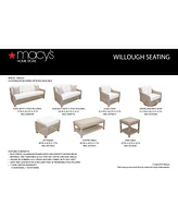 Willough Outdoor Ottoman, with Sunbrella Cushion, Created for Macy's