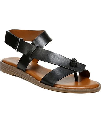 Franco Sarto Women's Glenni Hidden Adjustable Strap Flat Sandals