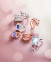 Le Vian Peach Morganite (1-1/3 ct.-t.w.) & Diamond (5/8 ct. t.w.) Ring in 14k Rose Gold (Also Available White Gold or Yellow Gold)