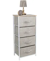 Dresser With Fabric Bins