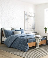Kenneth Cole New York Holden Grid Duvet Cover Set