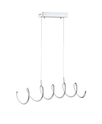Ali 31" Dimmable Adjustable Integrated Led Linear Pendant