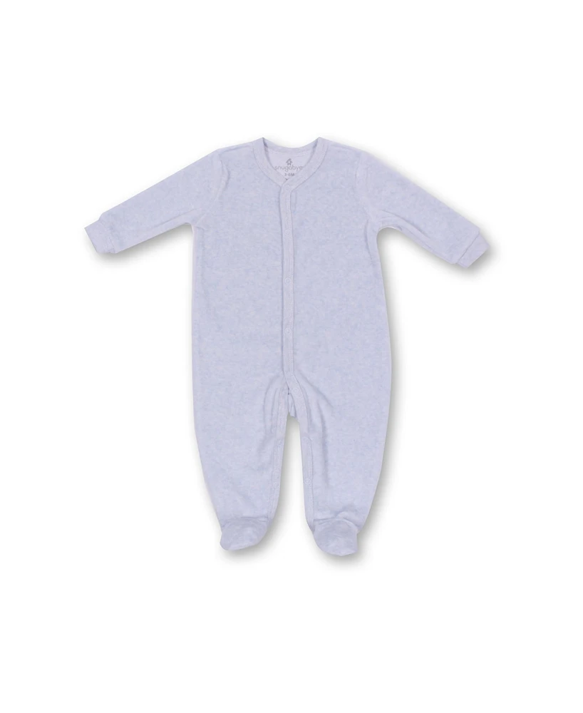 Snugabye Baby Boys Velour Sleeper