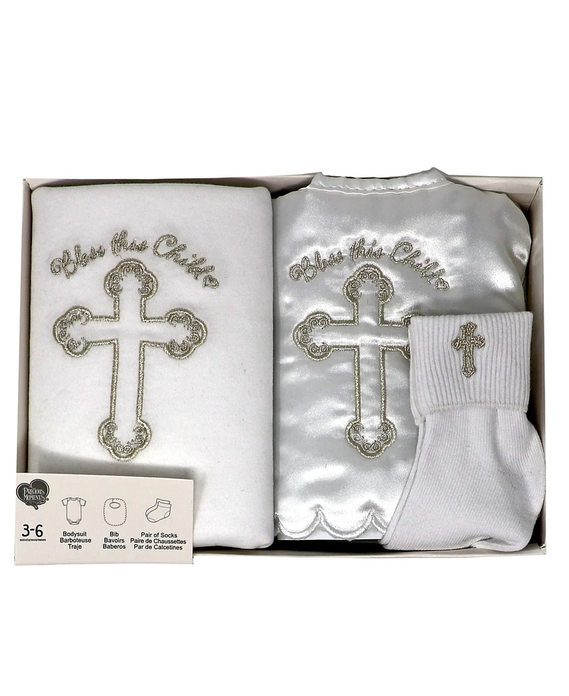 Precious Moments Baby Boys and Girls 3-piece Christening Gift Set