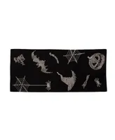 Manor Luxe Happy Halloween Double Layer Table Runner