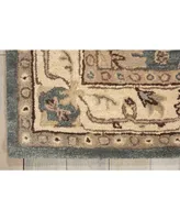 Long Street Looms India House IH75 Blue 3'6" x 5'6" Area Rug