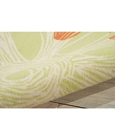 Long Street Looms Backyard BAC022 7'9" x 10'10" Outdoor Area Rug