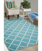 Long Street Looms Backyard BAC091 4'4" x 6'3" Outdoor Area Rug