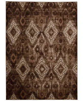 Long Street Looms Fate FAT02 Chocolate 7'10" x 10'6" Area Rug