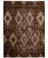 Long Street Looms Fate FAT02 Chocolate 7'10" x 10'6" Area Rug