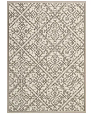 Long Street Looms Shady Brights SHA31 Taupe 7'9" x 10'10" Outdoor Area Rug