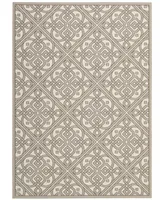 Long Street Looms Shady Brights SHA31 Taupe 7'9" x 10'10" Outdoor Area Rug