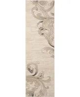 Long Street Looms Samuel SAM05 Mocha 2'2" x 7'6" Runner Rug