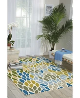Long Street Looms Backyard BAC094 Multi 4'4" x 6'3" Outdoor Area Rug