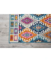 Long Street Looms Zeal ZEA02 Multi 2'2" x 7'6" Runner Rug