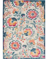 Long Street Looms Zeal ZEA19 Ivory 5'3" x 7'3" Area Rug