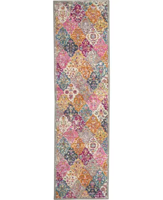 Long Street Looms Zeal ZEA21 Multi 2'2" x 7'6" Runner Rug