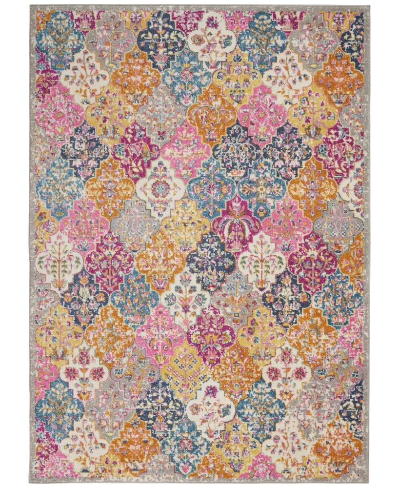 Long Street Looms Zeal ZEA21 Multi 5'3" x 7'3" Area Rug