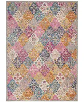 Long Street Looms Zeal ZEA21 Multi 5'3" x 7'3" Area Rug