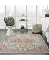 Long Street Looms Zeal ZEA25 Ivory 5'3" x 7'3" Area Rug