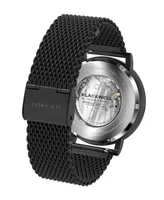 Blackwell Black Dial with Black Plated Steel and Black Plated Steel Mesh Watch 44 mm