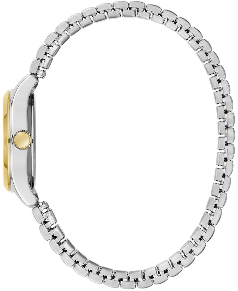 Caravelle Women's Two-Tone Stainless Steel Expansion Bracelet Watch 24mm