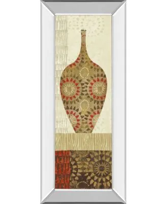 Classy Art Spice Stripe Vessels Panel By Wild Apple Portfolio Mirror Framed Print Wall Art Collection