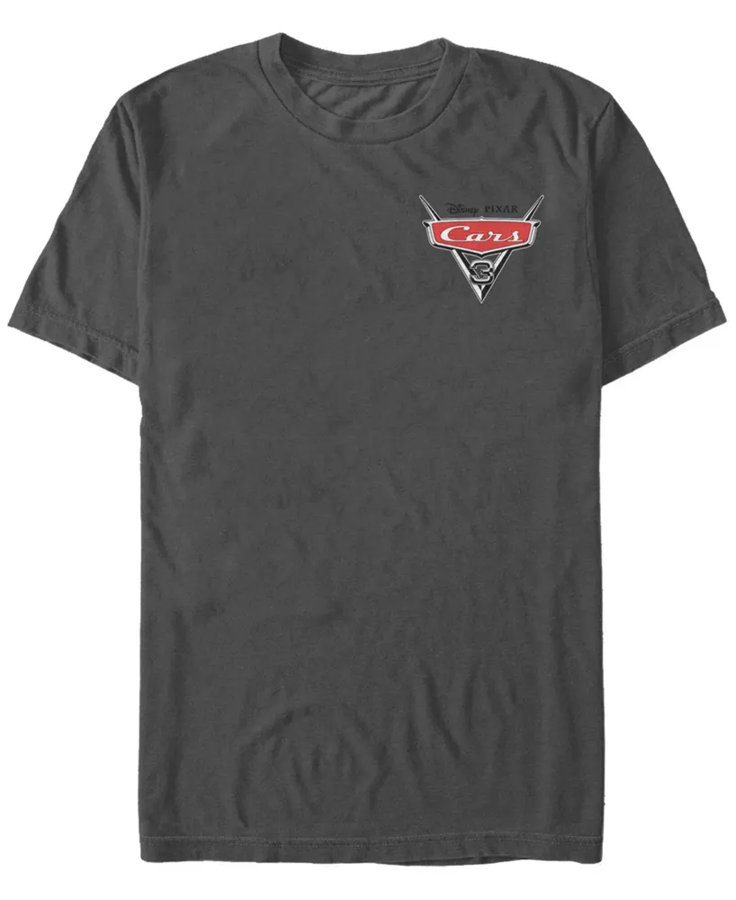 Fifth Sun Pixar-Cars 3 Men's Movie Title Logo Short Sleeve T-Shirt