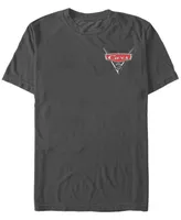 Fifth Sun Pixar-Cars 3 Men's Movie Title Logo Short Sleeve T-Shirt