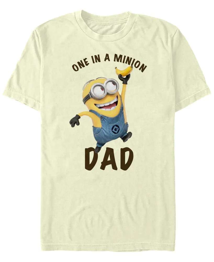 Fifth Sun Minions Men's 'Tis The Season To Be Jolly Banana Short Sleeve T-Shirt